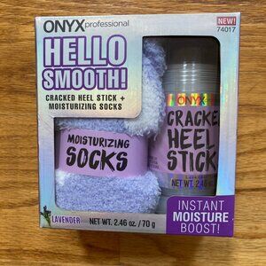 Onyx Heel Stick & Moisturizing Socks